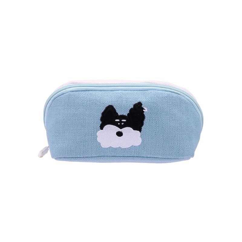 Cosmetiquera-MINISO-Doggie-Power-100-Poli-ster-Azul-1-23461