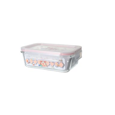 Contenedor De Alimentos Sanrio My Melody Vidrio Transparente 840 ml