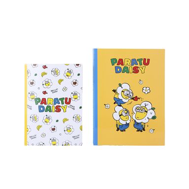 Set Libretas MINIONS Colección Daisy Pasta Suave Amarillas Raya 2 Piezas