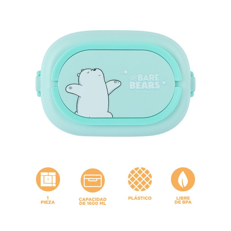 Contenedor-De-Alimentos-We-Bare-Bears-Polar-Gran-Capacidad-Pl-stico-Verde-1600-ml-4-23833