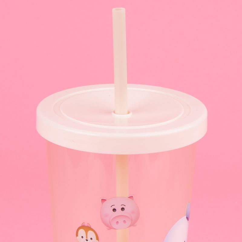 Vaso-Con-Tapa-Y-Popote-Disney-Tsum-Tsum-Pl-stico-Amarillo-600-ml-5-23926