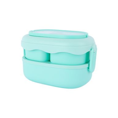 Contenedor De Alimentos We Bare Bears Polar Gran Capacidad Plástico Verde 1600 ml