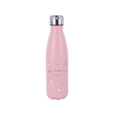 Termo Con Tapa Enroscable Sanrio Hello Kitty Acero Inoxidable Rosa 500 ml