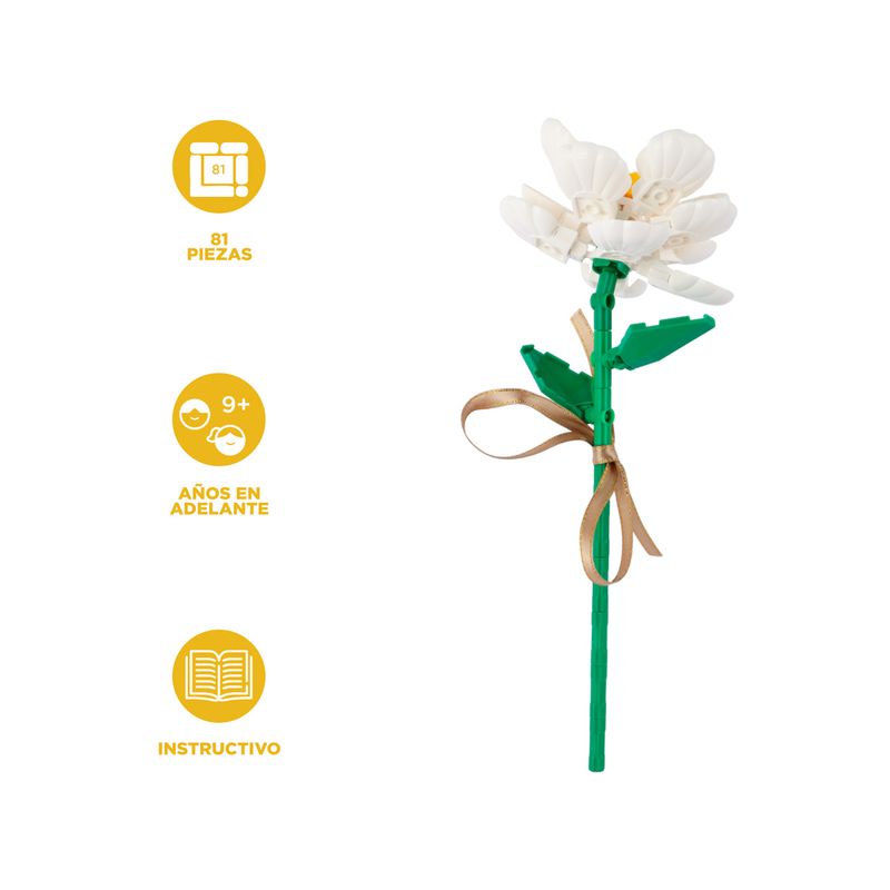 Bloques-De-Construcci-n-MINISO-Margaritas-Flowers-81-Piezas-3-24058