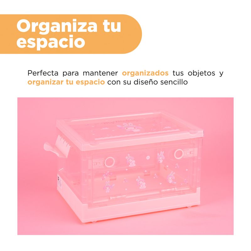 Caja-De-Almacenamiento-SANRIO-My-Melody-Plegable-Sint-tica-Rosa-5-24109
