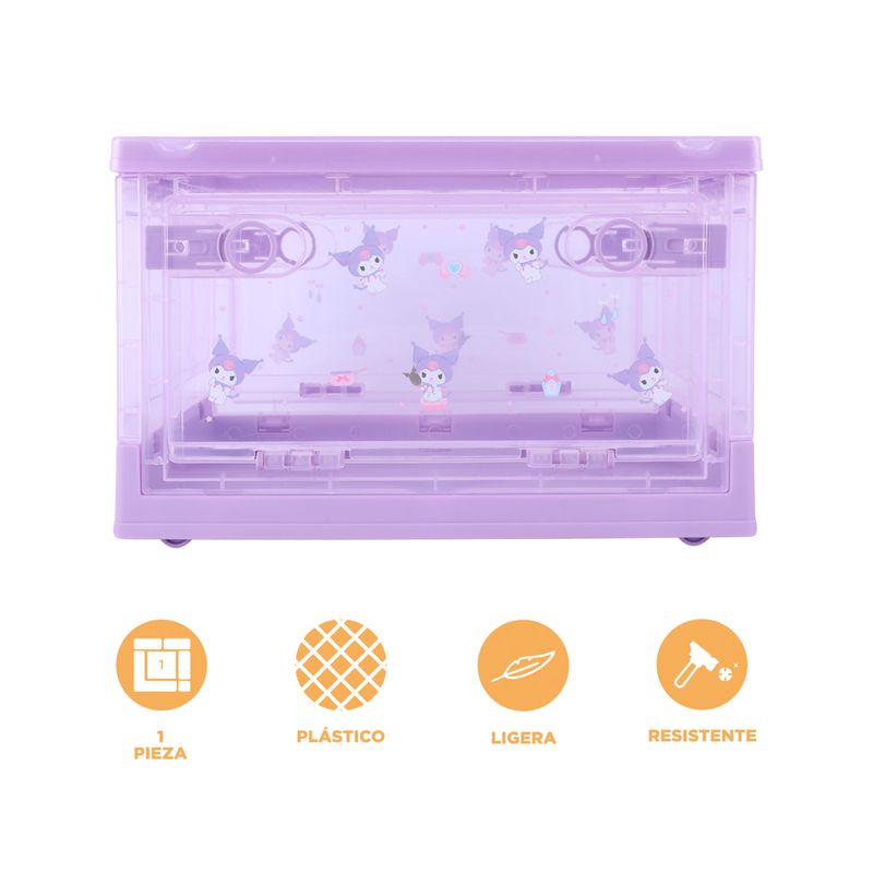 Caja-De-Almacenamiento-SANRIO-Kuromi-Plegable-Sint-tica-Morada-4-24110
