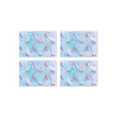 Paquete Bolsas De Sellado MINISO Unicornio Sintéticas Tornasol 3 Piezas