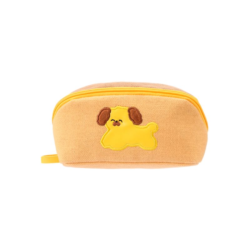 Cosmetiquera-MINISO-Doggie-Power-100-Poli-ster-Amarillo-1-24014