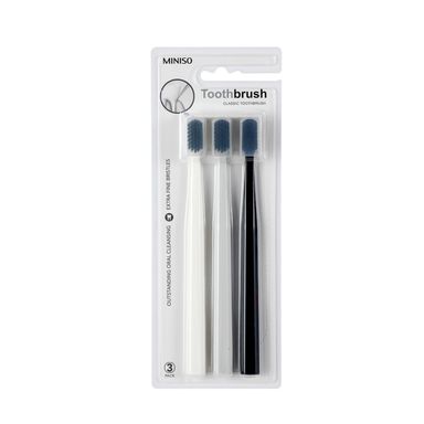Paquete Cepillos De Dientes Miniso 3 Piezas