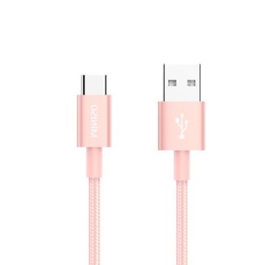 Cable De Carga Super Rápida Y Datos Miniso USB A Tipo C Rosa 27W