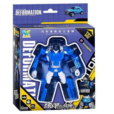 Juguete Transformable Vehículo Sintético Azul