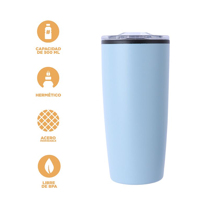 Vaso-De-Acero-Inoxidalbe-De-Color-Solido-Para-Coche-MINISO-Acero-inoxidable-Azul-500-ml-3-10388