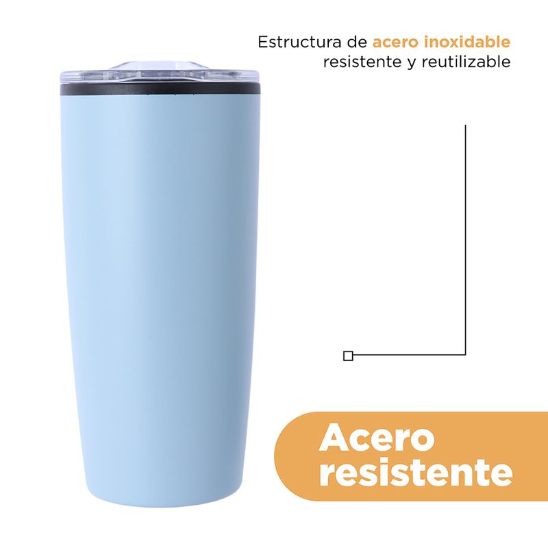 Vaso-De-Acero-Inoxidalbe-De-Color-Solido-Para-Coche-MINISO-Acero-inoxidable-Azul-500-ml-6-10388