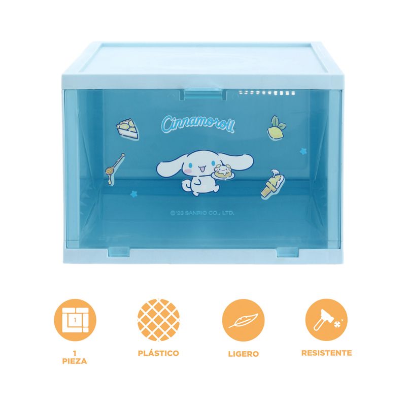 Caja-De-Almacenamiento-SANRIO-Caja-De-Almacenamiento-Zapatos-Sint-tica-Azul-Armable-3-24803