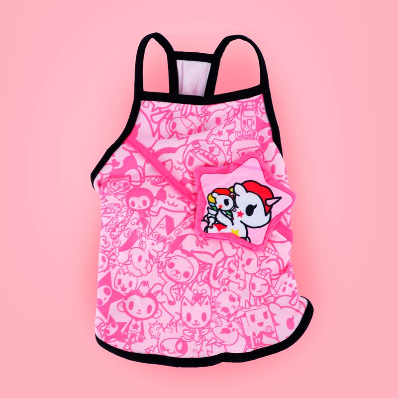 Ropa-Para-Mascotas-TOKIDOKI-Ropa-Para-Mascotas-Camisa-97-Poli-ster-3-Elastano-Rosa-2-24854