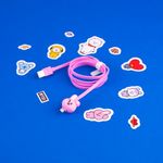 Cable-De-Carga-Y-Datos-BT21-Cable-De-Carga-Y-Datos-USB-A-Lightning-Sint-tico-Rosa-3-24903