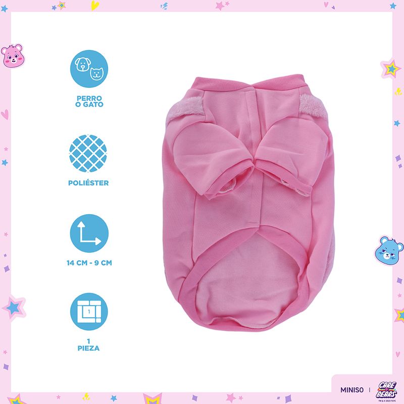 Su-ter-Con-Mochila-Para-Mascotas-CARE-BEARS-Su-ter-Con-Mochila-Para-Mascotas-100-Poli-ster-Rosa-3-24978