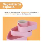 Organizador-De-Escritorio-MINISO-Organizador-De-Escritorio-3-Niveles-Giratorio-Pl-stico-Rosa-4-25095