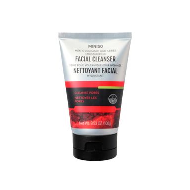 Limpiador Facial Para Hombre MINISO Limpiador Facial Para Hombre Barro Volcánico