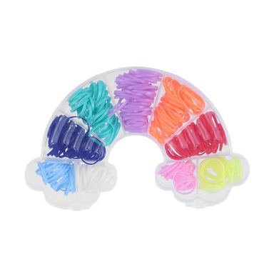 Set Ligas Para Cabello MINISO Set Ligas Para Cabello Sintéticas Multicolor 240 Piezas