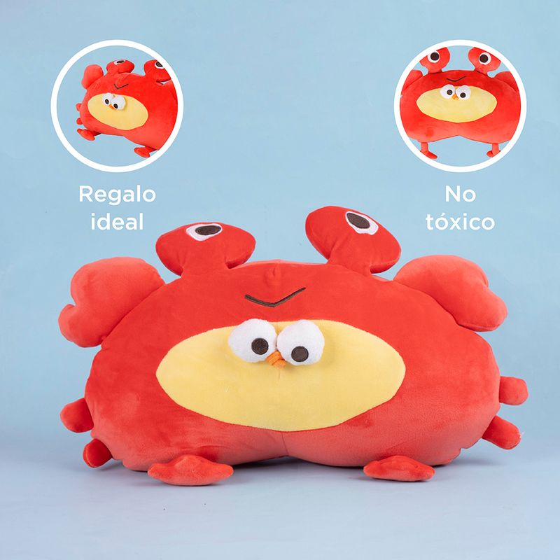 Peluche-Miniso-DunDun-Disfrazado-De-Cangrejito-Felpa-Rojo-6-25222