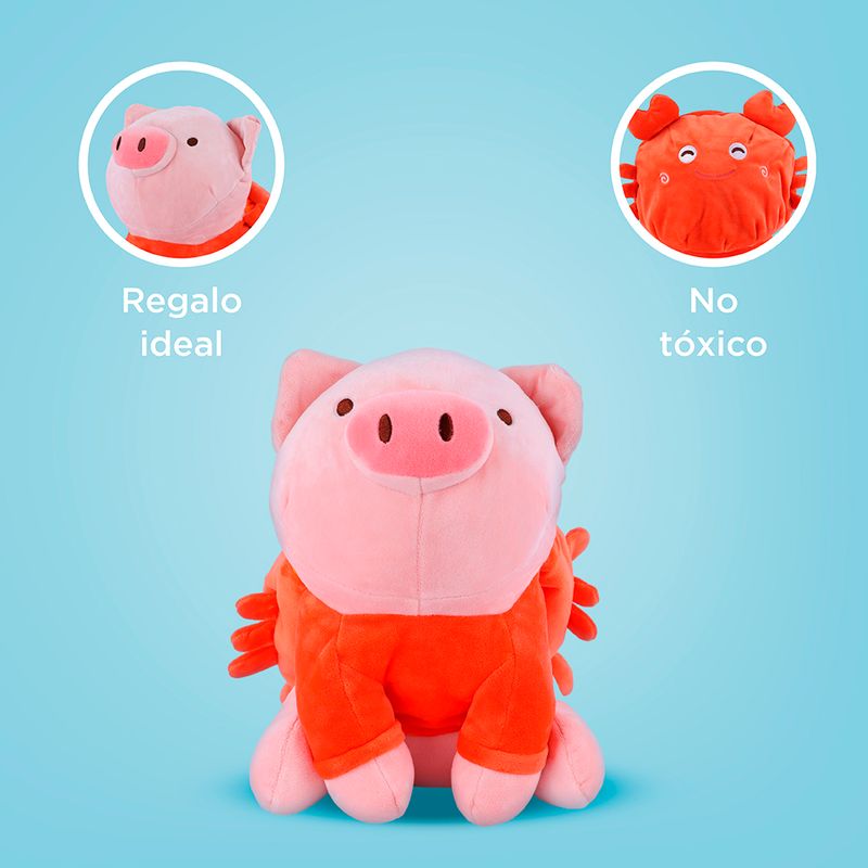 Peluche-Miniso-Cerdita-Gigi-Disfrazada-De-Cangrejito-Felpa-5-25229