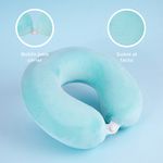 Almohada-De-Viaje-Miniso-Memory-Foam-Textil-Verde-Aqua-6-25234