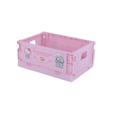 Cesta De Almacenamiento Sanrio Plástico Rosa