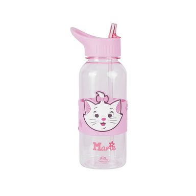 Cilindro Con Boquilla De Bombilla Disney Marie Plástico Rosa 1 l