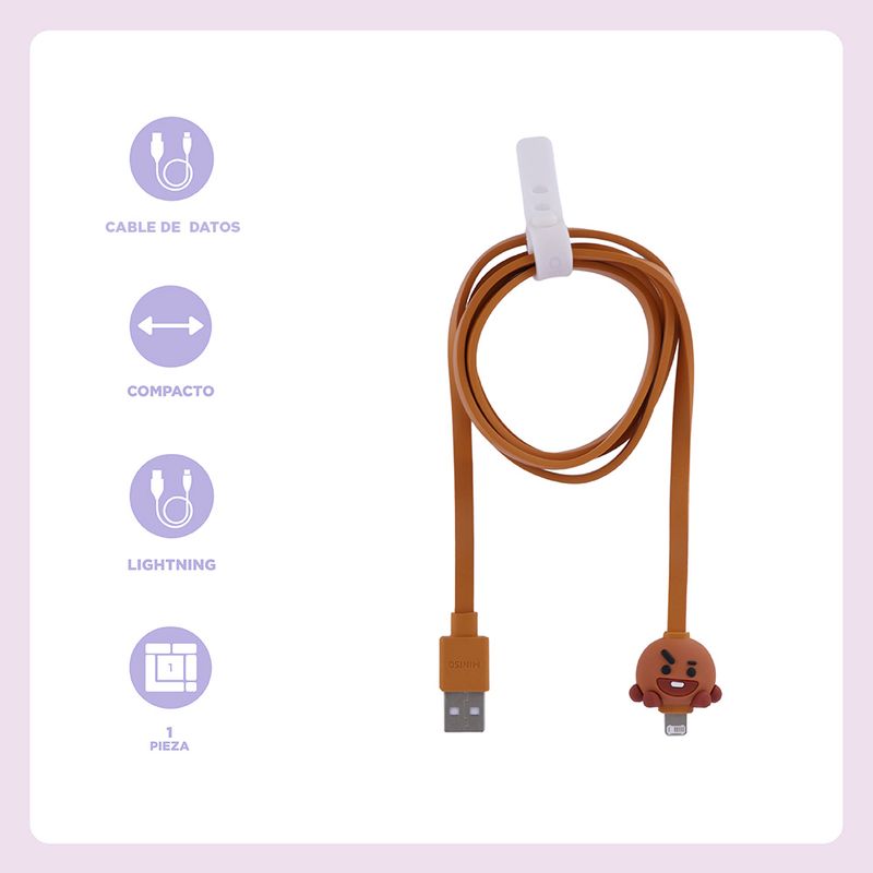 Cable-De-Carga-R-pida-Y-Datos-BT21-Cable-De-Carga-R-pida-Y-Datos-USB-A-Lightning-Sint-tico-Caf-4-24904