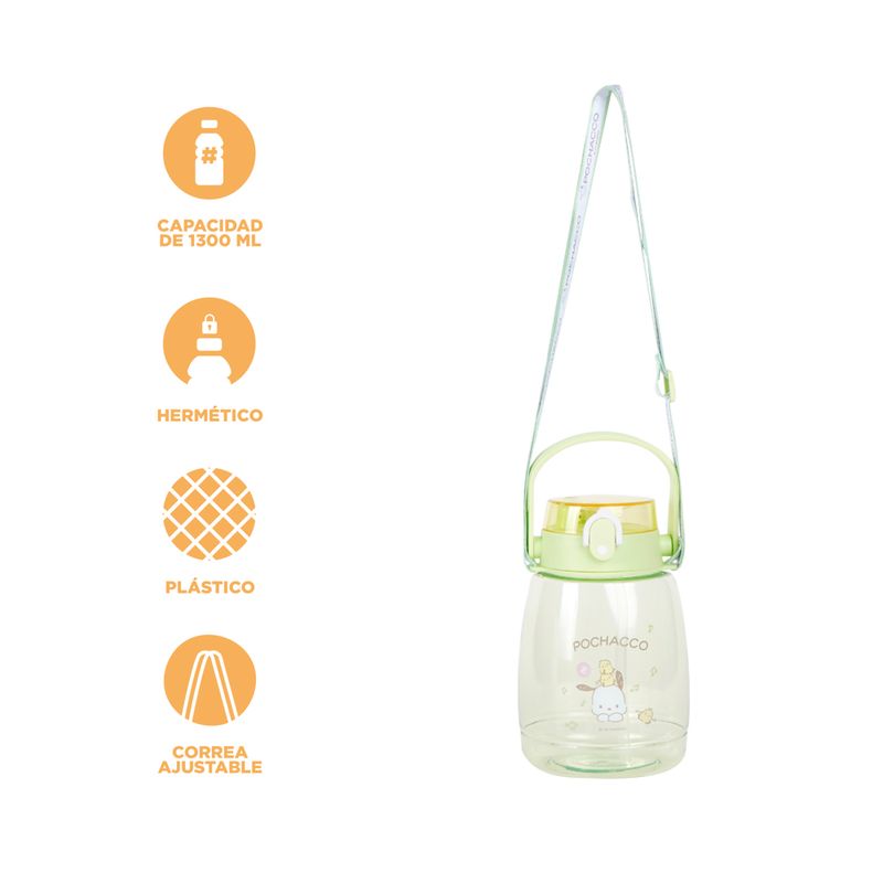 Cilindro-Con-Correa-Sanrio-Pochacco-Pl-stico-Verde-1300-ml-4-25282