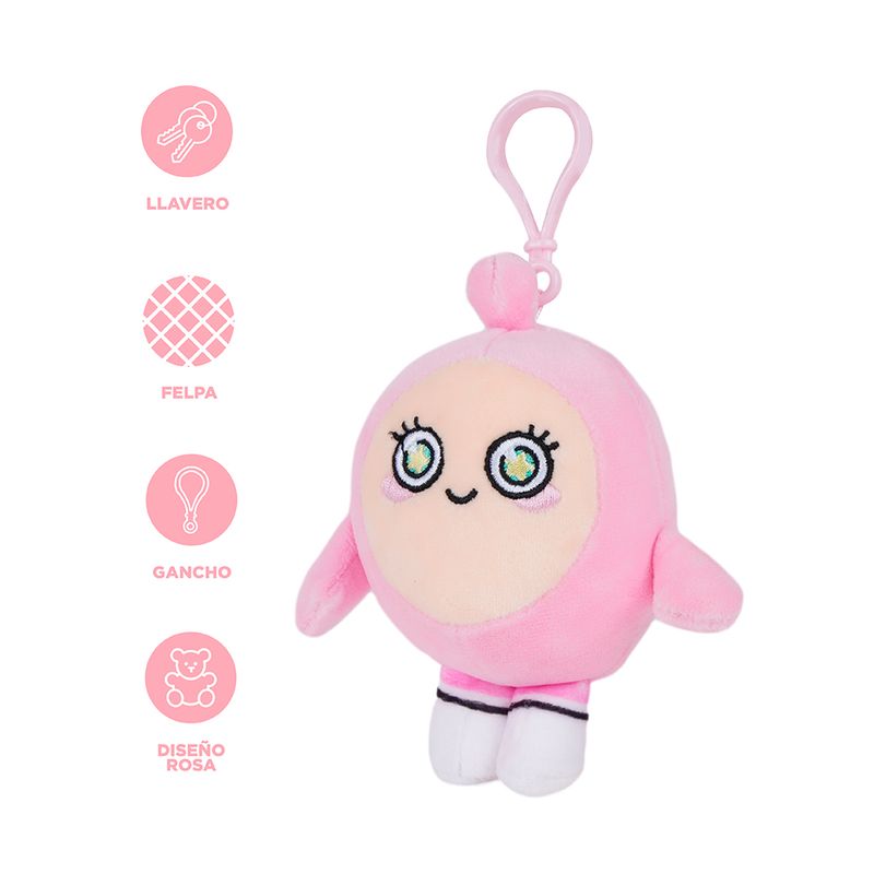 Llavero-Eggy-Party-Felpa-Rosa-4-25294