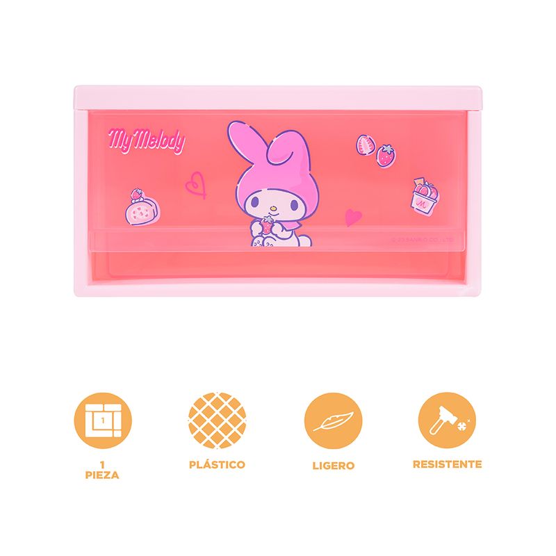Organizador-De-Escritorio-Con-Caj-n-Sanrio-My-Melody-Sint-tico-Rosa-3-25296