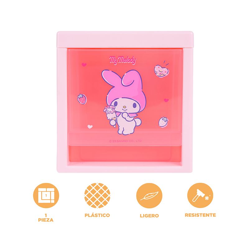 Organizador-De-Escritorio-Con-Caj-n-Sanrio-My-Melody-Sint-tico-Rosa-3-25297