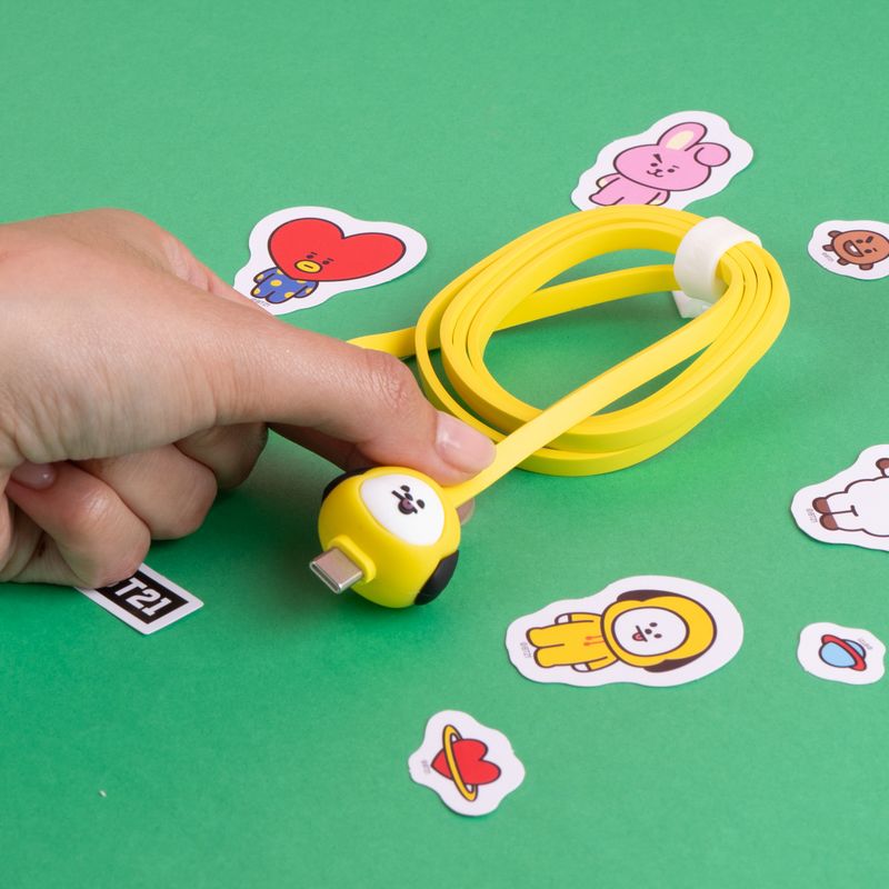 Cable-De-Carga-R-pida-BT21-Chimmy-Tipo-C-Reforzado-En-Nailon-Amarillo-15-W-2-25327