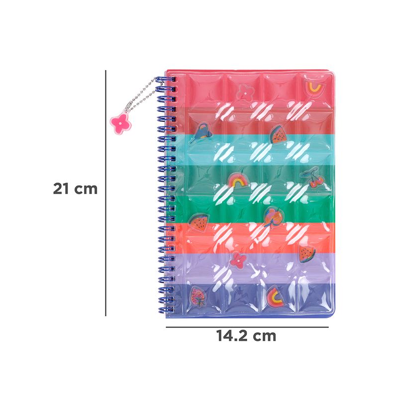 Libreta-Miniso-Flores-Summer-Colors-Multicolor-Rayas-4-25332