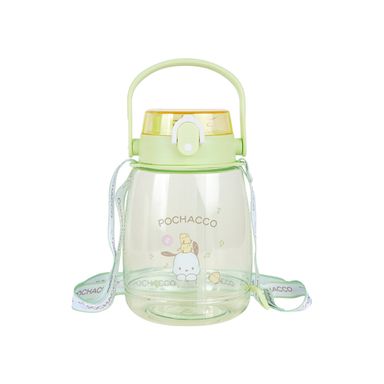 Cilindro Con Correa Sanrio Pochacco Plástico Verde 1300 ml