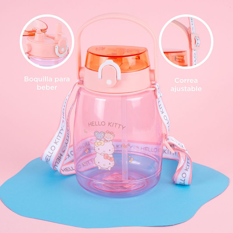 Cilindro-Con-Correa-Sanrio-Hello-Kitty-Gran-Capacidad-Pl-stico-Rosa-1-3-L-6-25546