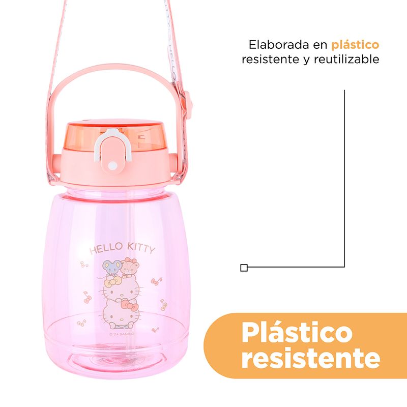 Cilindro-Con-Correa-Sanrio-Hello-Kitty-Gran-Capacidad-Pl-stico-Rosa-1-3-L-7-25546