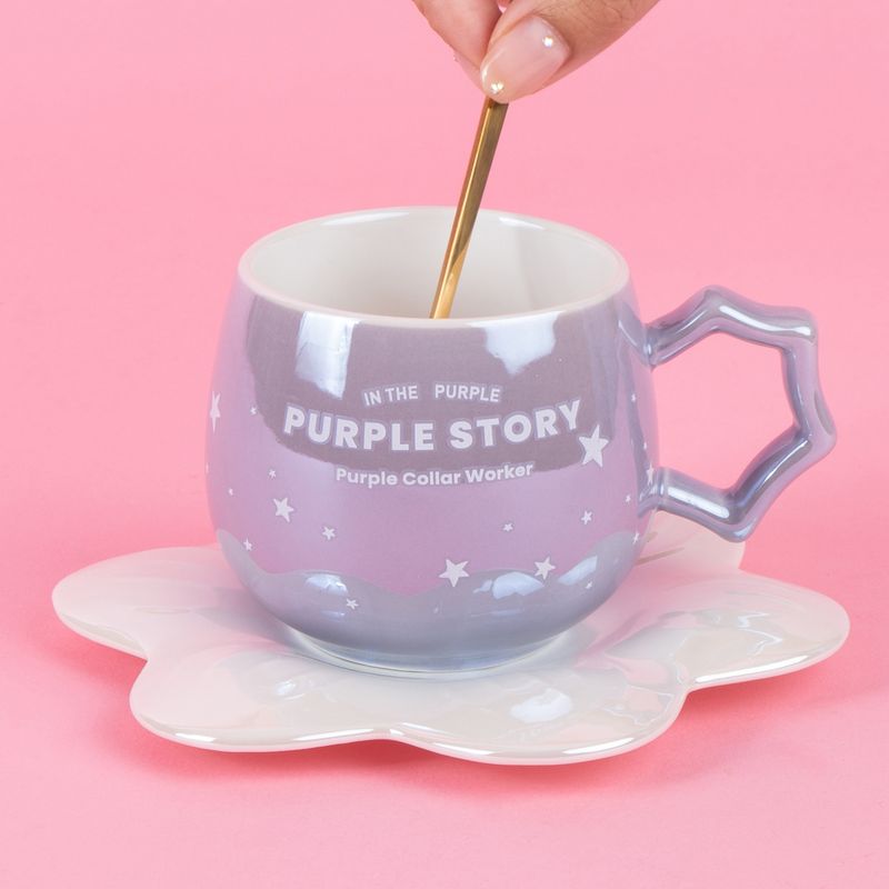 Taza-Con-Plato-MINISO-Hologr-fica-Cer-mica-Lila-2-25547