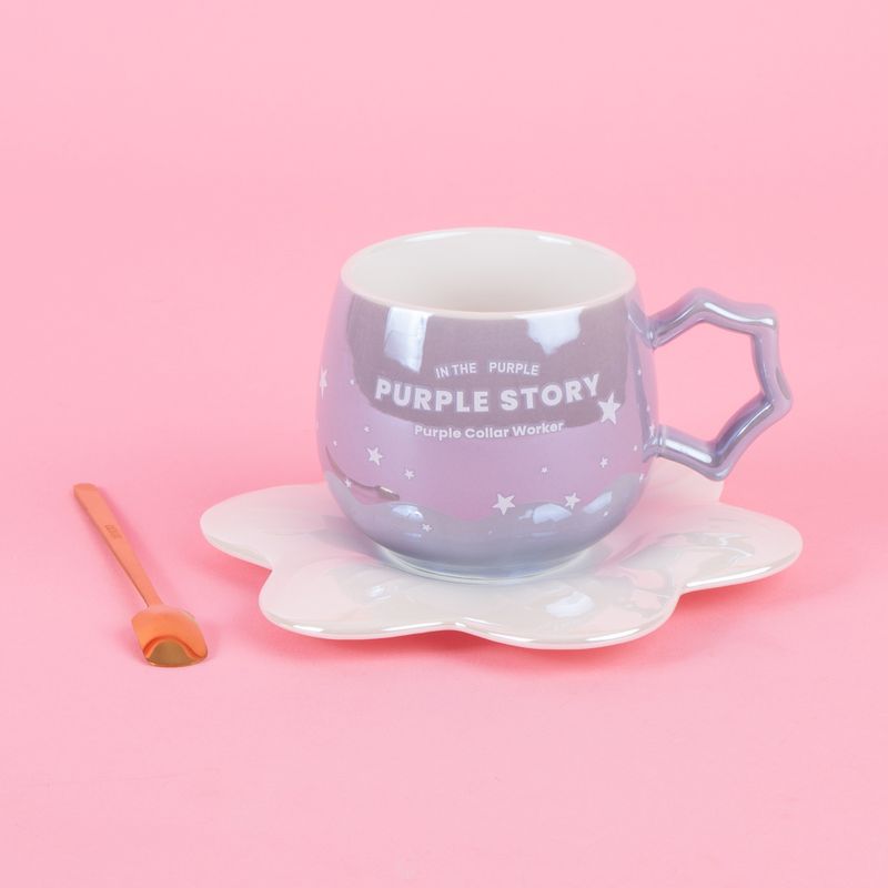 Taza-Con-Plato-MINISO-Hologr-fica-Cer-mica-Lila-5-25547