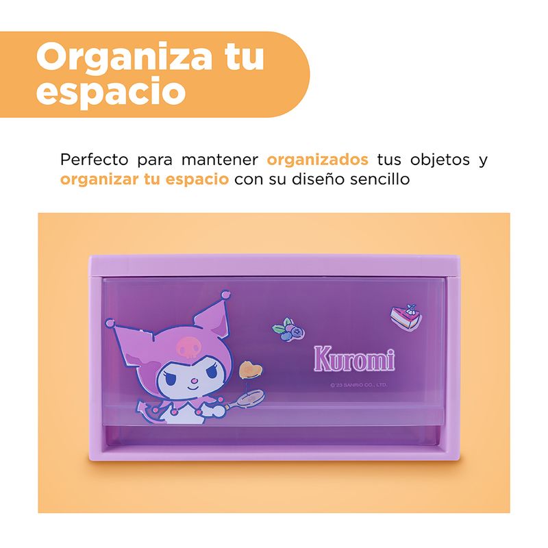 Organizador-De-Escritorio-Con-Caj-n-Sanrio-Kuromi-Sint-tico-Lila-4-25552