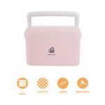 Organizador-De-Plastico-Para-Medicina-De-Dos-Capas-MINISO-Rosado-3-9726