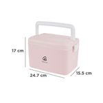 Organizador-De-Plastico-Para-Medicina-De-Dos-Capas-MINISO-Rosado-6-9726