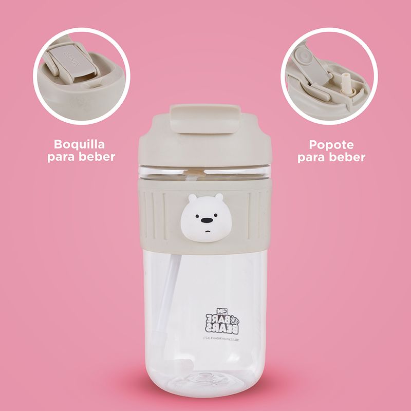 Vaso-De-Pl-stico-Con-Bombilla-Y-Tapa-De-Pico-We-Bare-Bears-Collection-We-Bare-Bears-Polar-Pl-stico-650-ml-5-10527