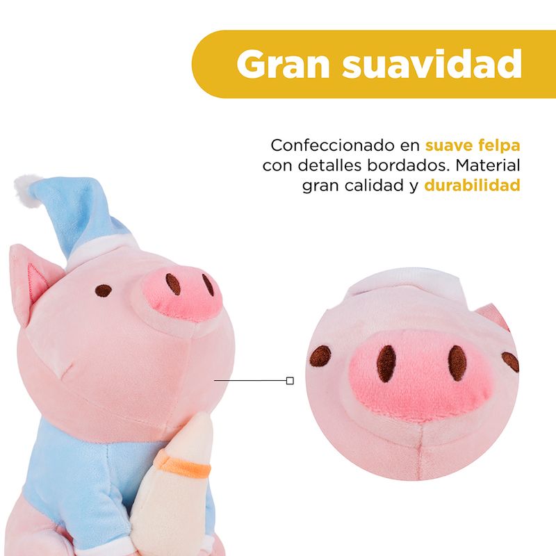 Peluche-De-Juguete-Pajamas-Pig-Series-Botella-De-Leche-Miniso-Cerdito-En-Pijama-Felpa-4-10594