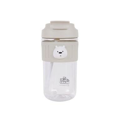 Vaso de Plástico con Bombilla y Boquilla POLAR We Bare Bears 650 ml