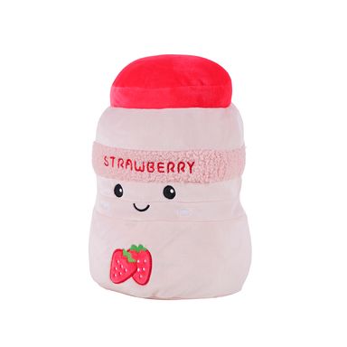 Peluche De Almohada De Malteada De Fresa Beverage Series Miniso Felpa 24x39 cm