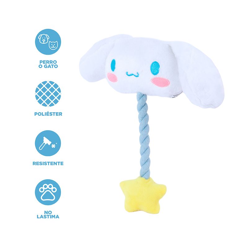 Juguete-De-Cuerda-Para-Mascotas-Con-Peluche-Sanrio-Cinnamoroll-85-Poli-ster-15-Algod-n-Blanco-4-25781