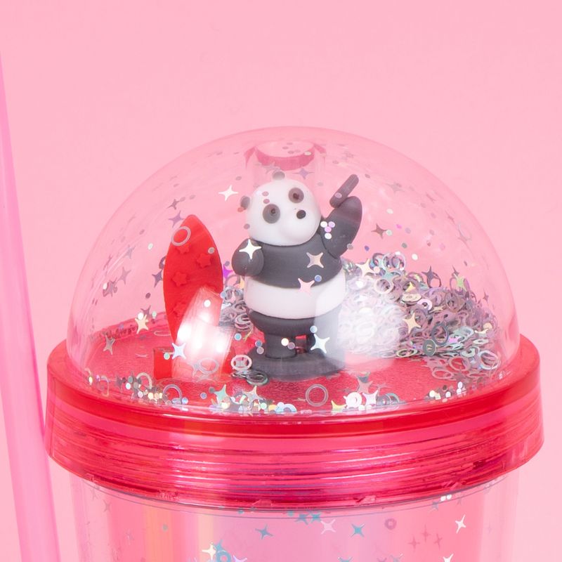 Vaso-Con-Tapa-Y-Popote-We-Bare-Bears-Panda-Music-Festival-Pl-stico-Transparente-420-ml-Doble-Capa-3-25857